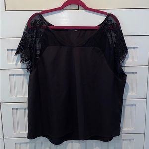 Lace sleeve top